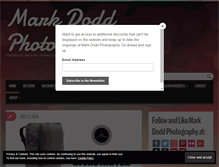 Tablet Screenshot of markdoddphotography.com